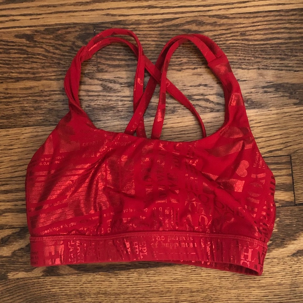 Lululemon energy bra 20Y manifesto